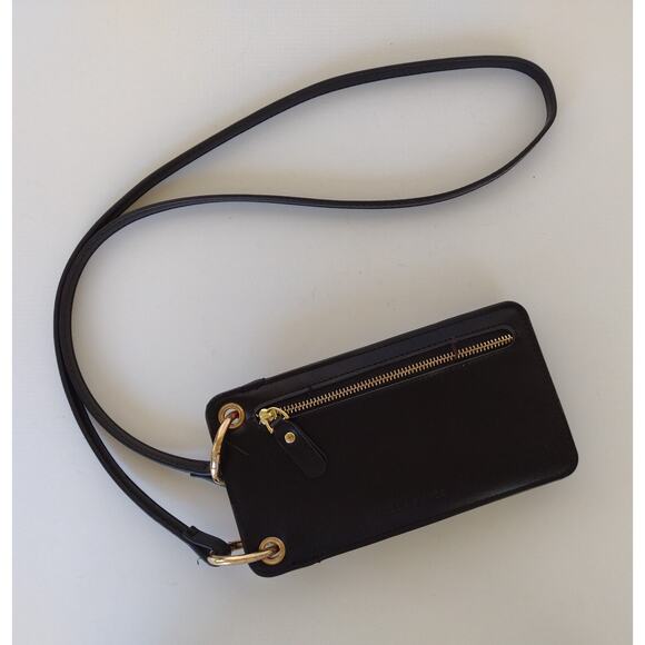 Melie Bianco Handbags - Melie Bianco Crossbody Phone Bag Wallet Mini Black Coin Pouch Card Slots